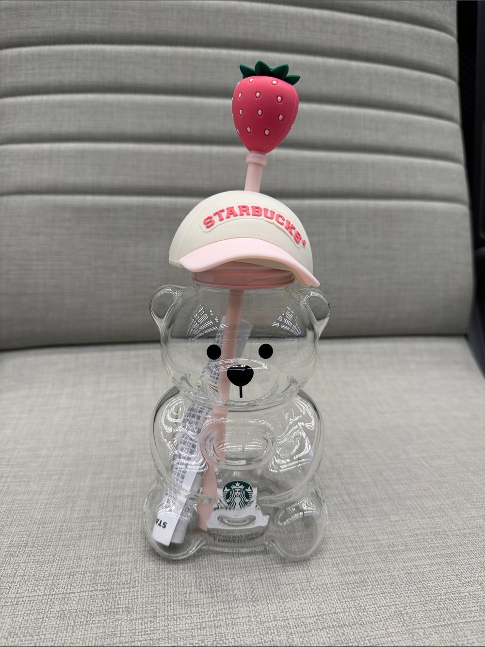 Limited Edition Starbucks Bearista Strawberry Cup Tumbler | Authentic